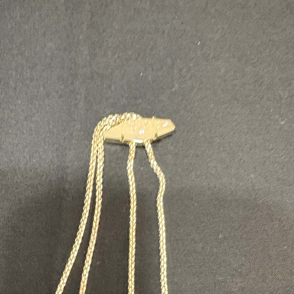 Kendra Scott Gold Lariat Necklace - Picture 3 of 6